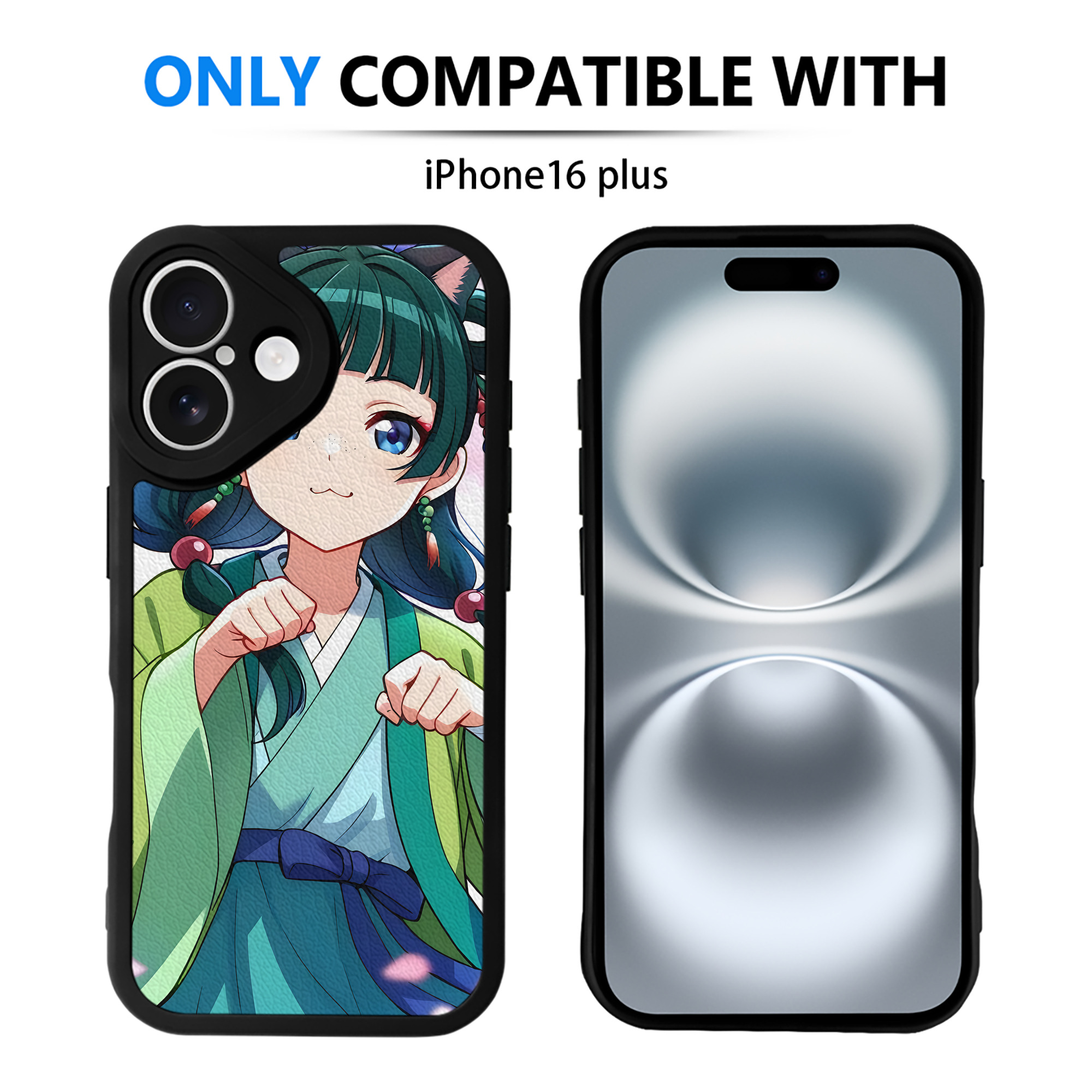 （画像用） 薬屋のひとりごと The Apothecary Diaries 【iPhone 16シリーズ対応】シリコンスマホケース（レザー調） 材質：シリコン